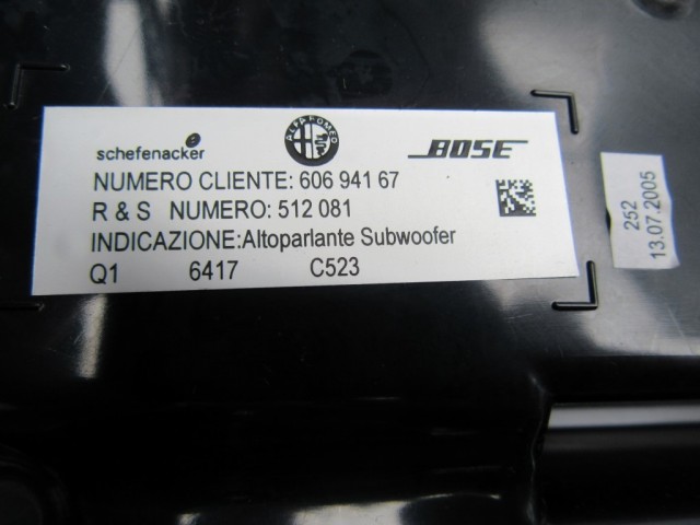 Alfa Romeo Brera mélynyomó 60691467