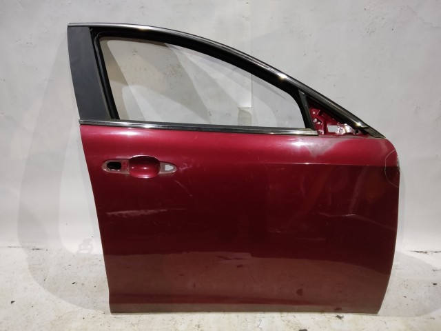 166763 Alfa Romeo Giulietta 2010-2020 bordó színű jobb első ajtó, a képen látható sérüléssel